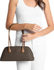 Michael Michael Kors Petra Medium Signature Logo Shoulder Bag Brown