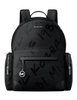 Michael Michael Kors Prescott Large Printed Nylon Backpack Black