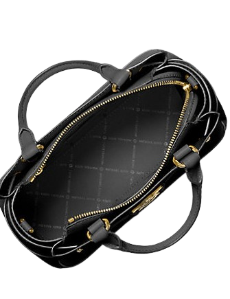 Michael Michael Kors Reed Small Pebbled Leather Satchel Black