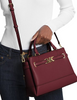Michael Michael Kors Reed Small Pebbled Leather Satchel Dark Cherry