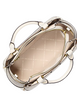 Michael Michael Kors Reed Small Signature Logo Satchel Light Cream