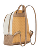 Michael Michael Kors Rhea Medium Color Block Signature Logo Backpack  Honeywheat 