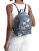 Michael Michael Kors Rhea Medium Embellished Denim Backpack Washed Denim
