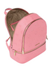 Michael Michael Kors Rhea Medium Logo Debossed Backpack Carnation