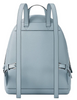 Michael Michael Kors Rhea Medium Logo Debossed Backpack Pale Ocean