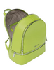 Michael Michael Kors Rhea Medium Pebbled Leather Backpack Lime