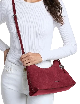 Michael Michael Kors Sammy Medium Convertible Shoulder Bag Maroon