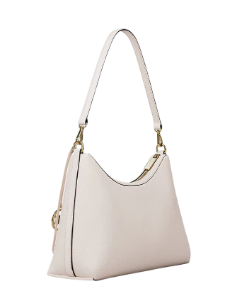 Michael Michael Kors Sammy Medium Pebbled Leather Convertible Shoulder Bag Light Cream