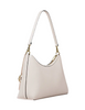 Michael Michael Kors Sammy Medium Pebbled Leather Convertible Shoulder Bag Light Cream