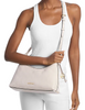 Michael Michael Kors Sammy Medium Pebbled Leather Convertible Shoulder Bag Light Cream