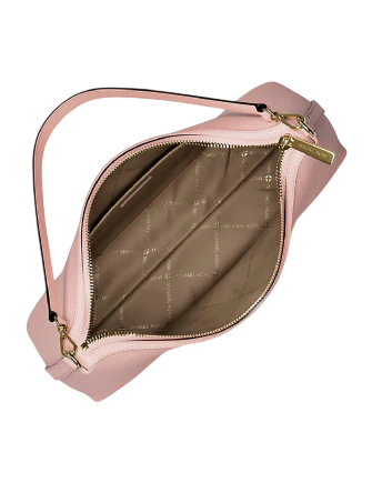 Michael Michael Kors Sammy Medium Pebbled Leather Convertible Shoulder Bag Powder Blush