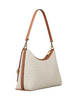Michael Michael Kors Sammy Medium Signature Logo Convertible Shoulder Bag Vanilla