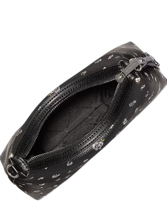 Michael Michael Kors Sammy Small Floral Printed Convertible Crossbody Bag Black