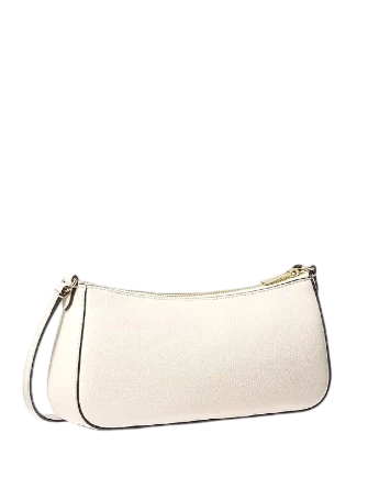 Michael Michael Kors Sammy Small Leather Pochette Light Cream