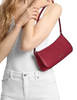 Michael Michael Kors Sammy Small Leather Pochette Maroon