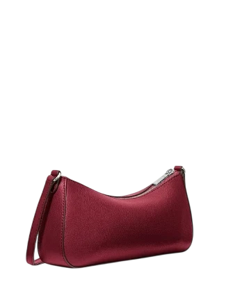 Michael Michael Kors Sammy Small Leather Pochette Maroon