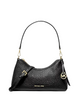 Michael Michael Kors Sammy Small Pebbled Leather Convertible Crossbody Bag Black