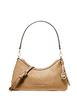 Michael Michael Kors Sammy Small Pebbled Leather Convertible Crossbody Bag Camel