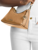 Michael Michael Kors Sammy Small Pebbled Leather Convertible Crossbody Bag Camel