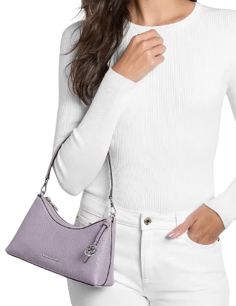 Michael Michael Kors Sammy Small Pebbled Leather Convertible Crossbody Bag Lilac