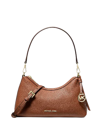 Michael Michael Kors Sammy Small Pebbled Leather Convertible Crossbody Bag Luggage
