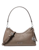 Michael Michael Kors Sammy Small Pebbled Leather Convertible Crossbody Bag Mushroom