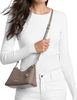 Michael Michael Kors Sammy Small Pebbled Leather Convertible Crossbody Bag Mushroom