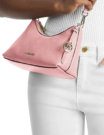 Michael Michael Kors Sammy Small Pebbled Leather Convertible Crossbody Bag Powder Blush