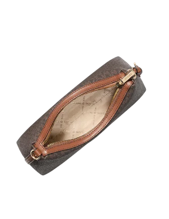 Michael Michael Kors Sammy Small Signature Logo Convertible Crossbody Bag Brown