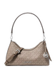 Michael Michael Kors Sammy Small Signature Logo Convertible Crossbody Bag Mushroom