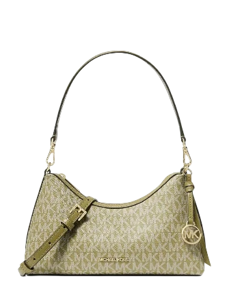 Michael Michael Kors Sammy Small Signature Logo Convertible Crossbody Bag Oregano
