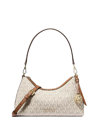 Michael Michael Kors Sammy Small Signature Logo Convertible Crossbody Bag Vanilla