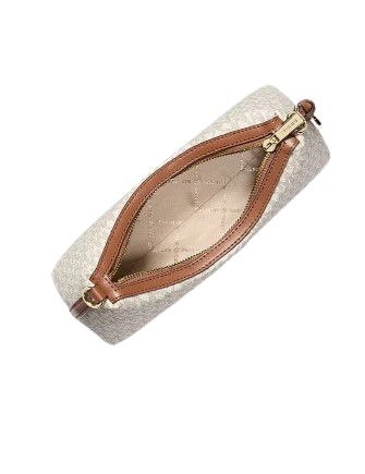 Michael Michael Kors Sammy Small Signature Logo Convertible Crossbody Bag Vanilla