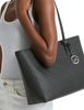 Michael Michael Kors Sheila Large Signature Logo Tote Bag Black