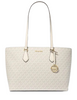 Michael Michael Kors Sheila Large Signature Logo Tote Bag Light Cream