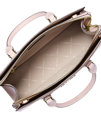 Michael Michael Kors Sheila Medium Heart Embroidered Satchel Powder Blush