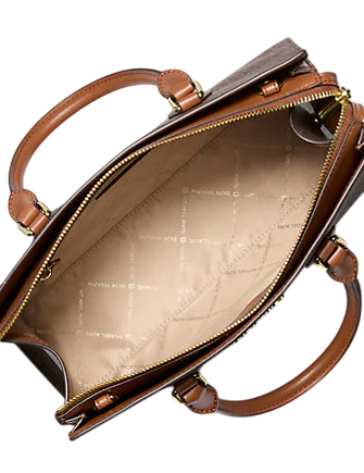 Michael Michael Kors Sheila Medium Logo Satchel Brown