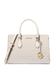 Michael Michael Kors Sheila Medium Logo Satchel Light Cream