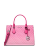 Michael Michael Kors Sheila Medium Ombre Signature Logo Satchel Dragon Fruit