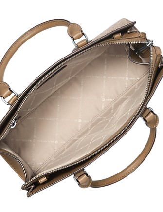 Michael Michael Kors Sheila Medium Ombre Signature Logo Satchel Tusk