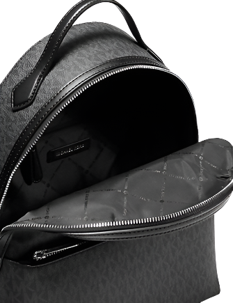 Michael Michael Kors Sheila Medium Signature Logo Backpack Black