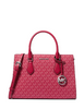 Michael Michael Kors Sheila Medium Signature Logo Satchel Dark Raspberry