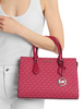Michael Michael Kors Sheila Medium Signature Logo Satchel Dark Raspberry