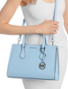 Michael Michael Kors Sheila Medium Signature Logo Satchel Light Sky