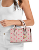 Michael Michael Kors Sheila Small Embellished Signature Logo Satchel Powder Blush