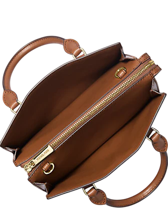 Michael Michael Kors Sheila Small Signature Logo Satchel Brown