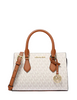 Michael Michael Kors Sheila Small Signature Logo Satchel Vanilla