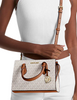 Michael Michael Kors Sheila Small Signature Logo Satchel Vanilla