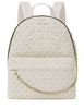 Michael Michael Kors Slater Large Signature Logo Backpack Light Cream 