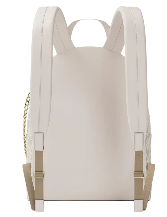 Michael Michael Kors Slater Large Signature Logo Backpack Light Cream 
